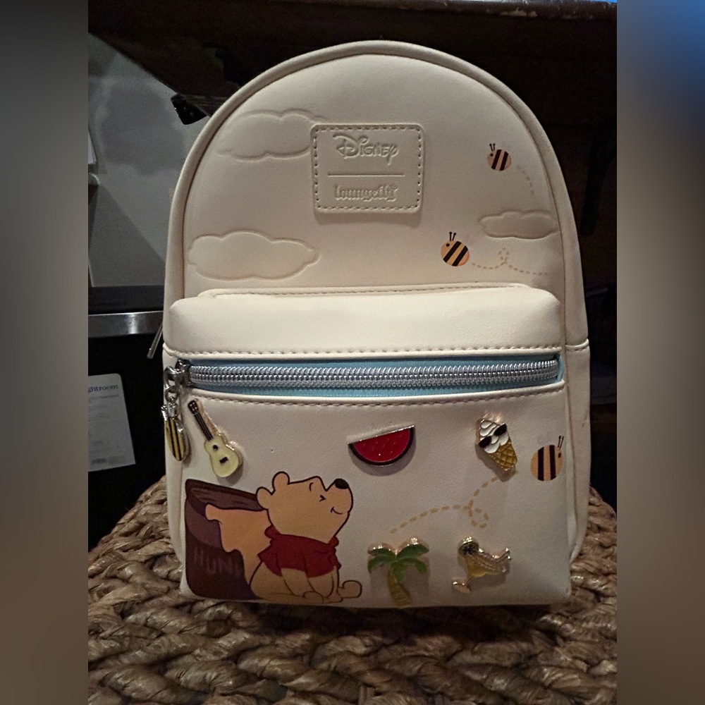 Loungefly Cream Winnie the Pooh Backpack